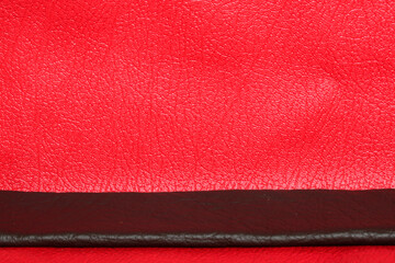 Red leather texture background texture brown leather base for product display stand