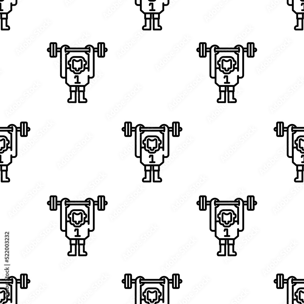 Poster monkey icon pattern. seamless monkey pattern on white background.