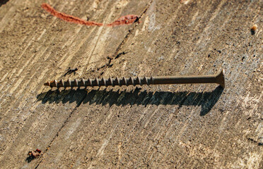 close up of a screw