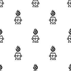 saving icon pattern. Seamless saving pattern on white background.