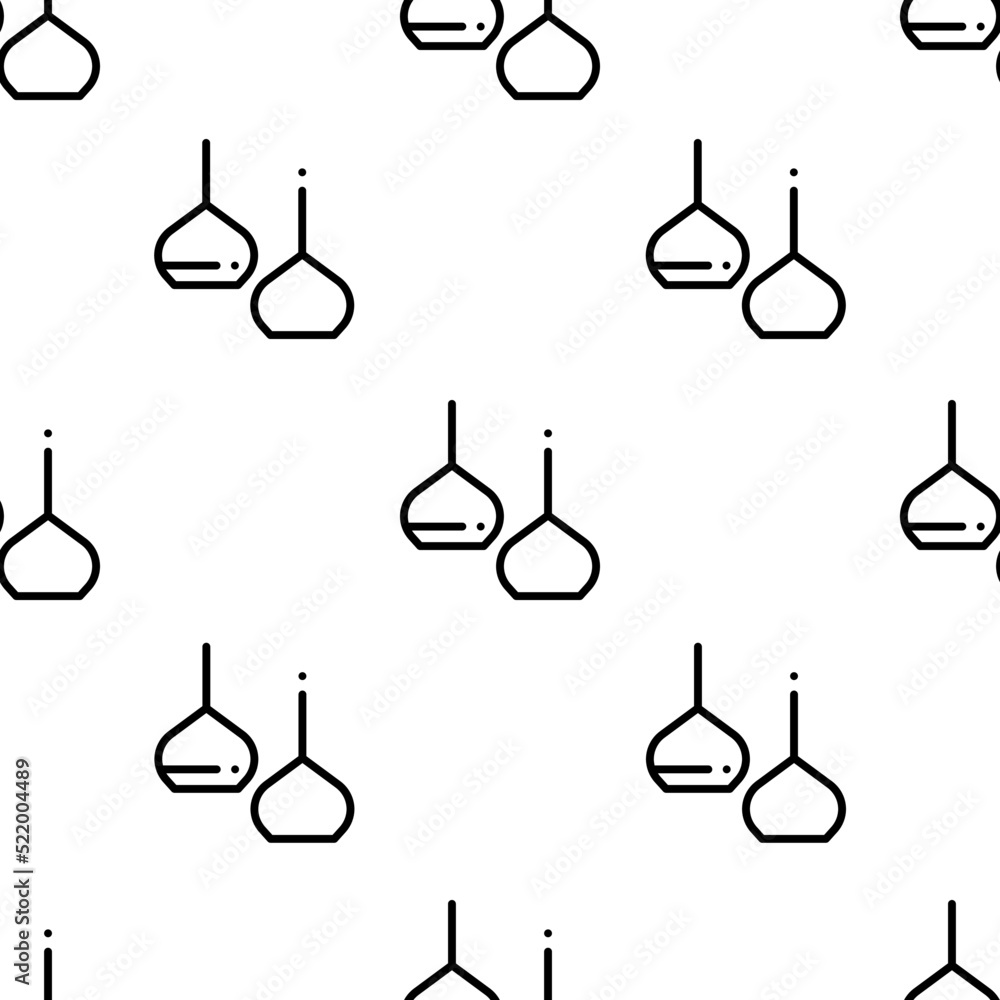 Poster light icon pattern. Seamless light pattern on white background.