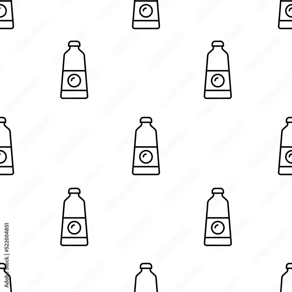 Poster detergent icon pattern. seamless detergent pattern on white background.