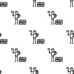 wood icon pattern. Seamless wood pattern on white background.