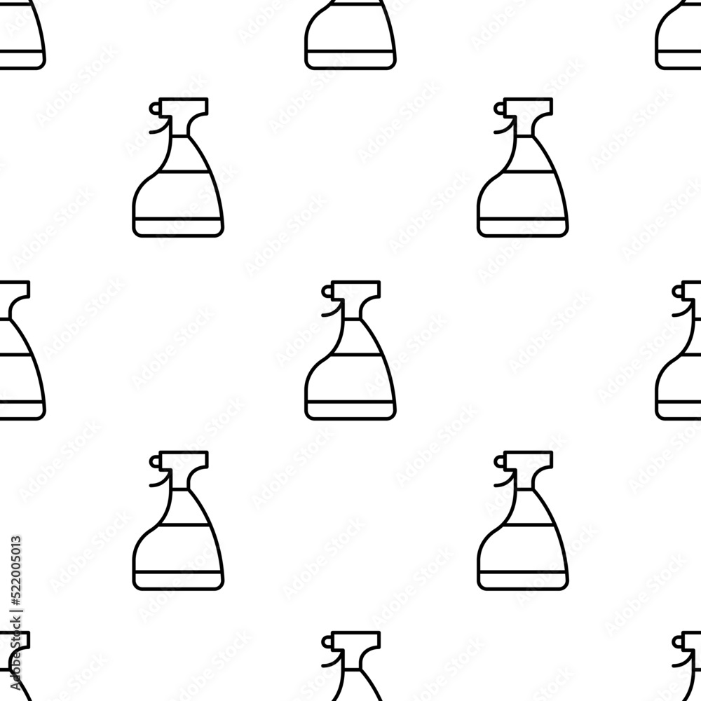 Aufkleber window cleaner icon pattern. seamless window cleaner pattern on white background.