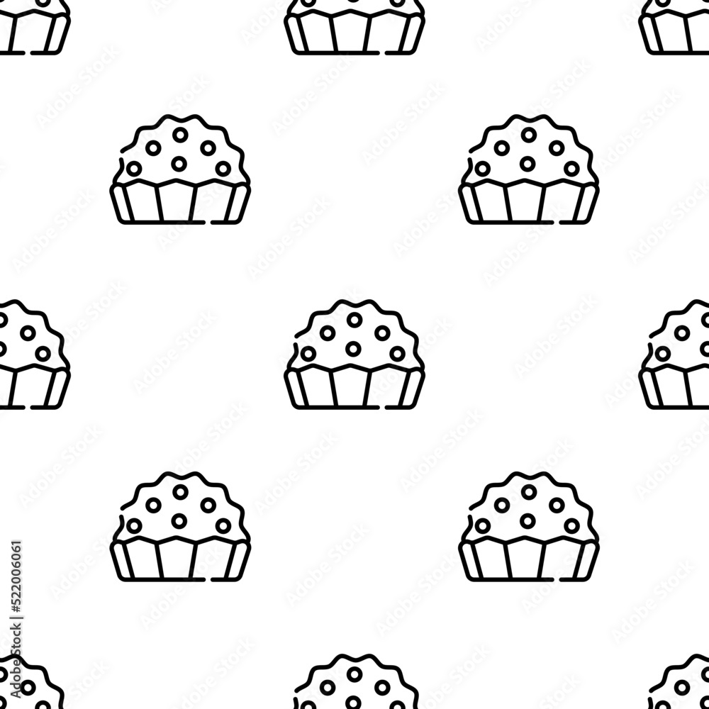 Aufkleber pie icon pattern. seamless pie pattern on white background.