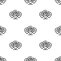 placeholder icon pattern. Seamless placeholder pattern on white background.