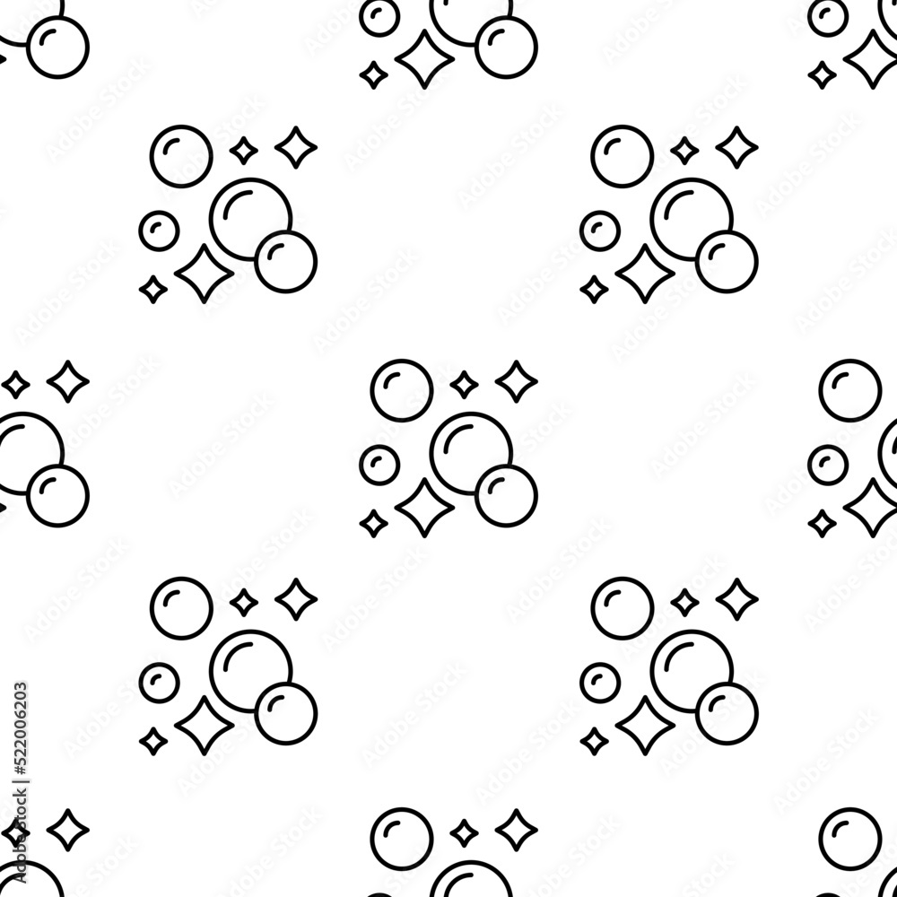 Aufkleber soap icon pattern. seamless soap pattern on white background.