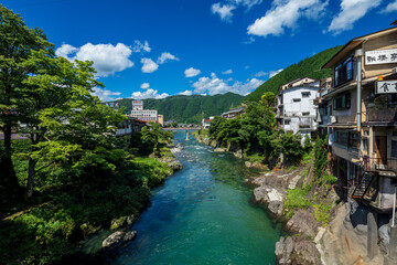 郡上八幡  清流吉田川（岐阜県郡上市八幡町）