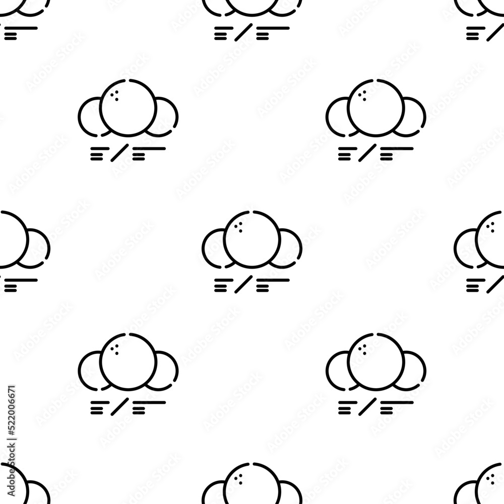 Aufkleber molecule icon pattern. seamless molecule pattern on white background.