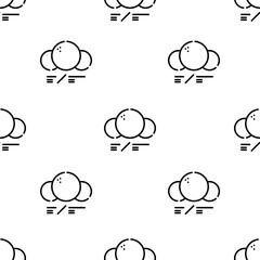 molecule icon pattern. Seamless molecule pattern on white background.