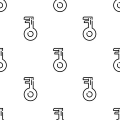 key icon pattern. Seamless key pattern on white background.