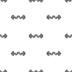 bars icon pattern. Seamless bars pattern on white background.