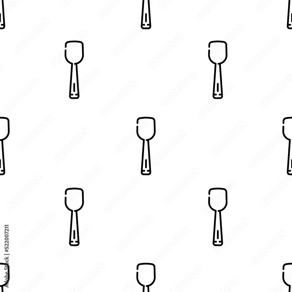 Poster scoop icon pattern. seamless scoop pattern on white background.
