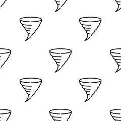 tornado icon pattern. Seamless tornado pattern on white background.