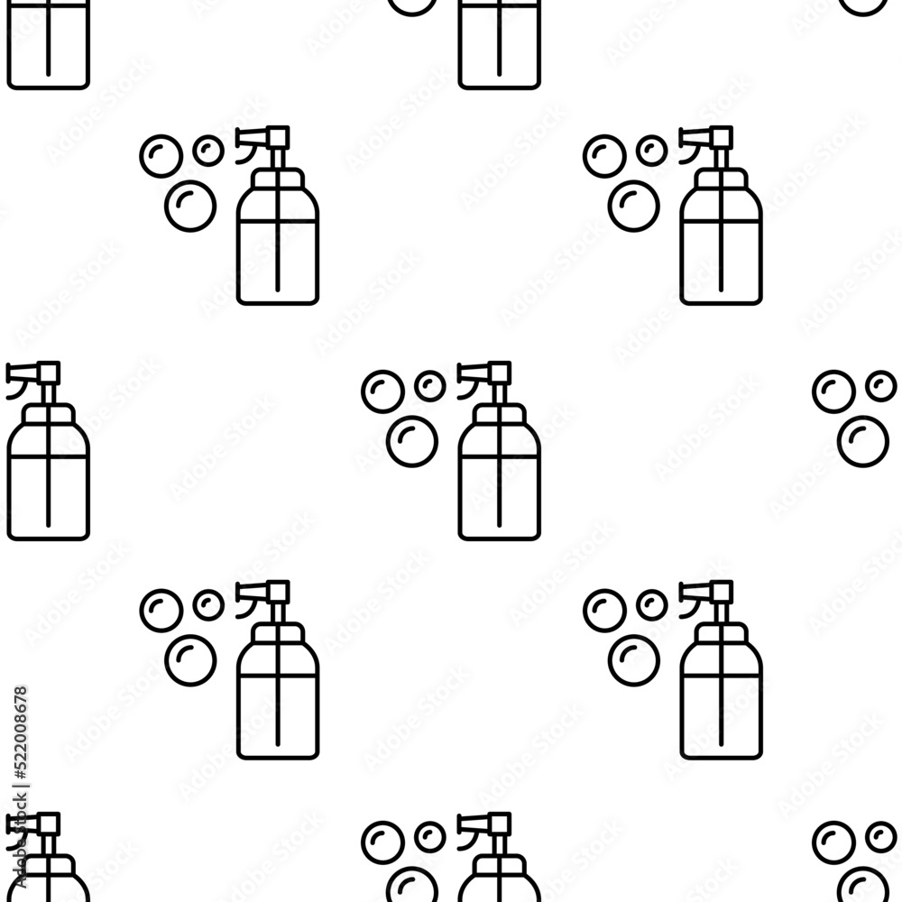 Aufkleber soap icon pattern. seamless soap pattern on white background.