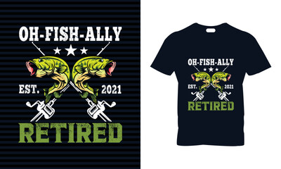 Fishing t-shirt design. best gift for who loves fishing. 