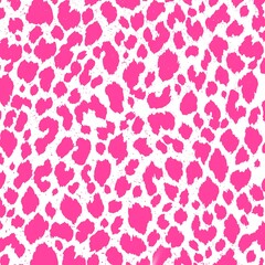 Pink tiger. Exotic animal skin texture. Tiger skin on white background. Gentle classic texture for designer background.