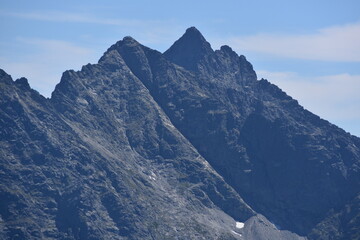 Fototapeta premium Rysy, szczyt, Tatry, lato, góry, TPN