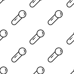 scoop icon pattern. Seamless scoop pattern on white background.