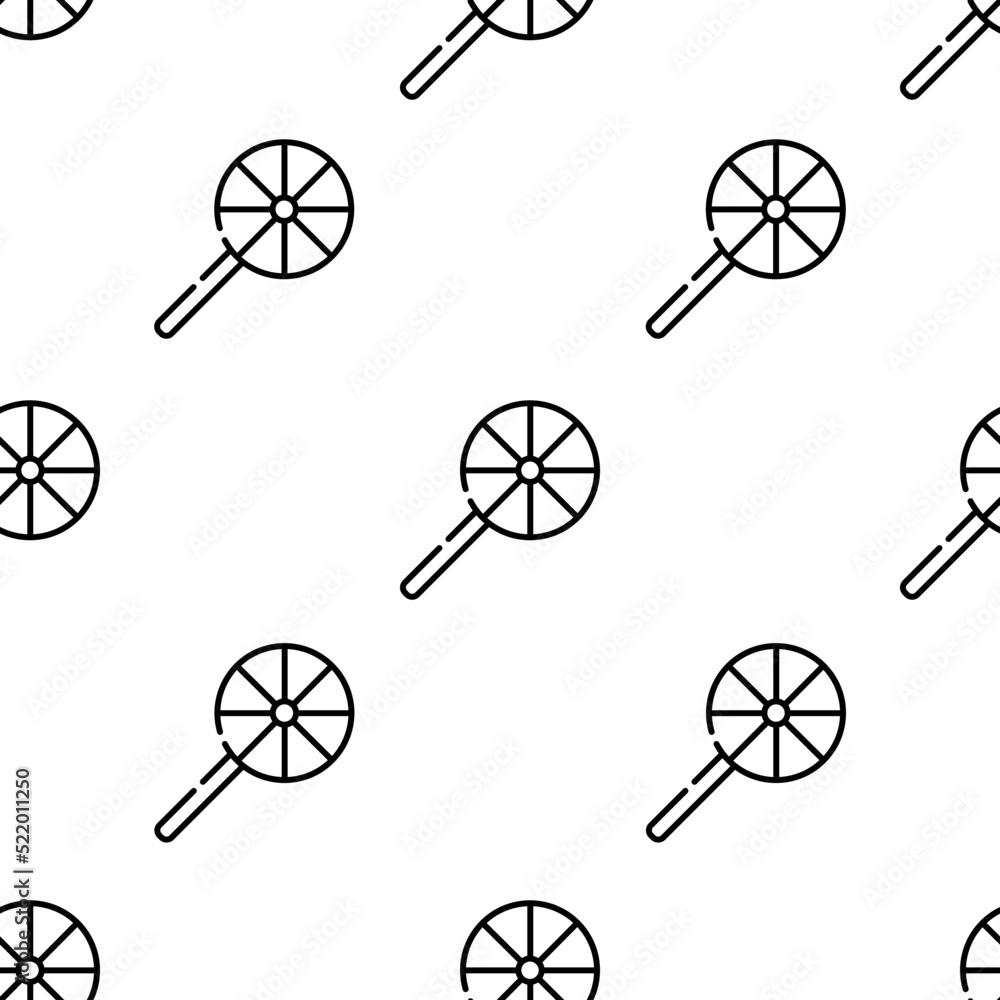 Poster lollipop icon pattern. seamless lollipop pattern on white background.