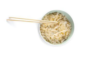noodles with chopsticks