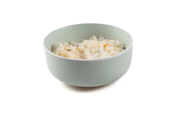 bowl of noodle isolated