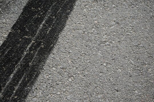 Skid Mark On Asphalt (texture)