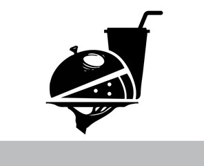 New quality modern design and 100% editable.Vector art illustration serving food, drink, juice logo icon. Isolated symbol professional and eye-catching design for food company.