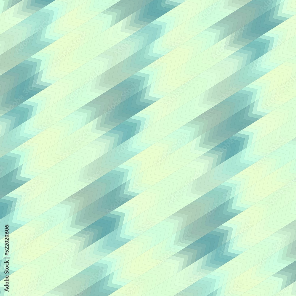 Poster abstract decorative multicolored zigzag geometric pattern with gradient illustration background