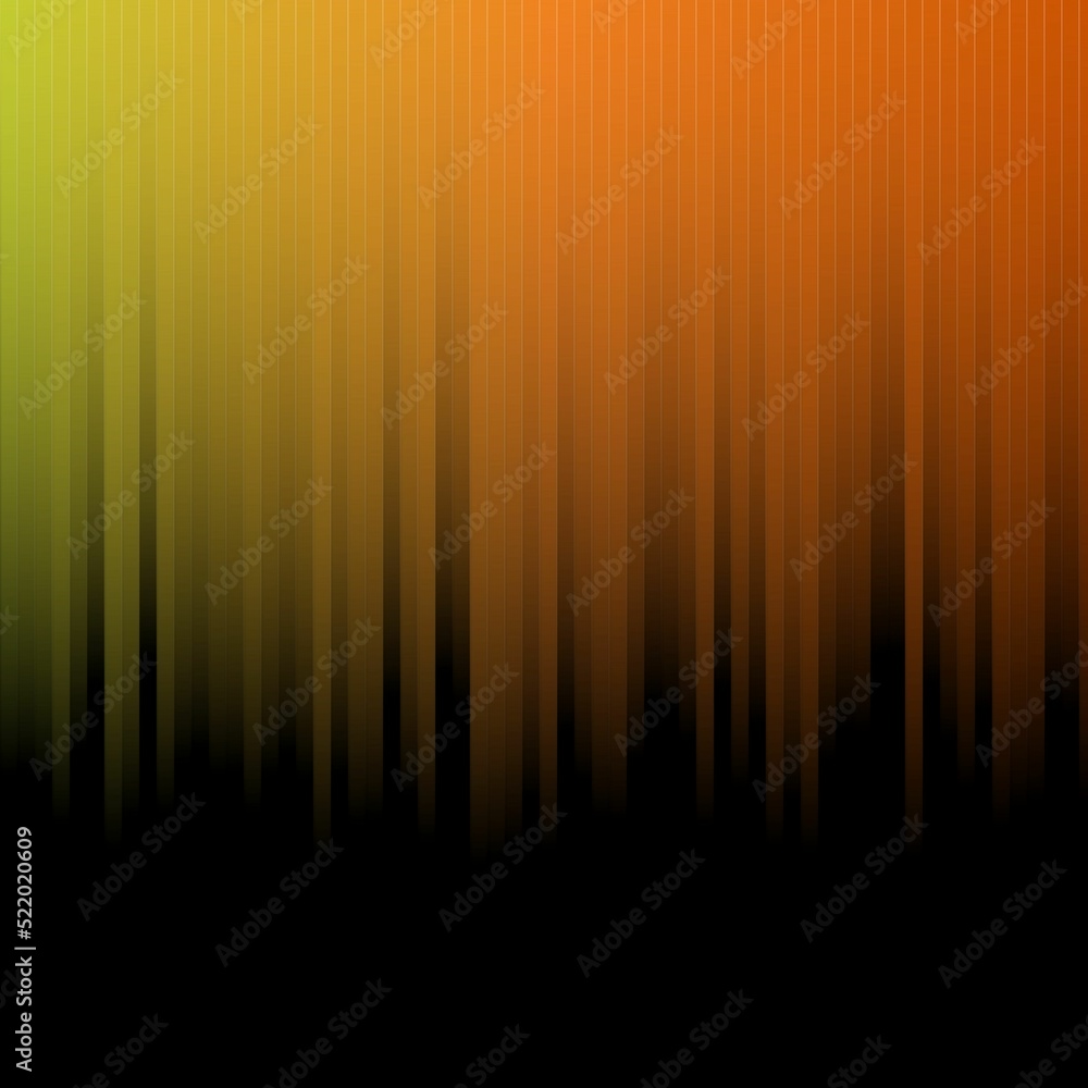 Poster illustration of an abstract background design with bright multicolored gradient vertical blurred