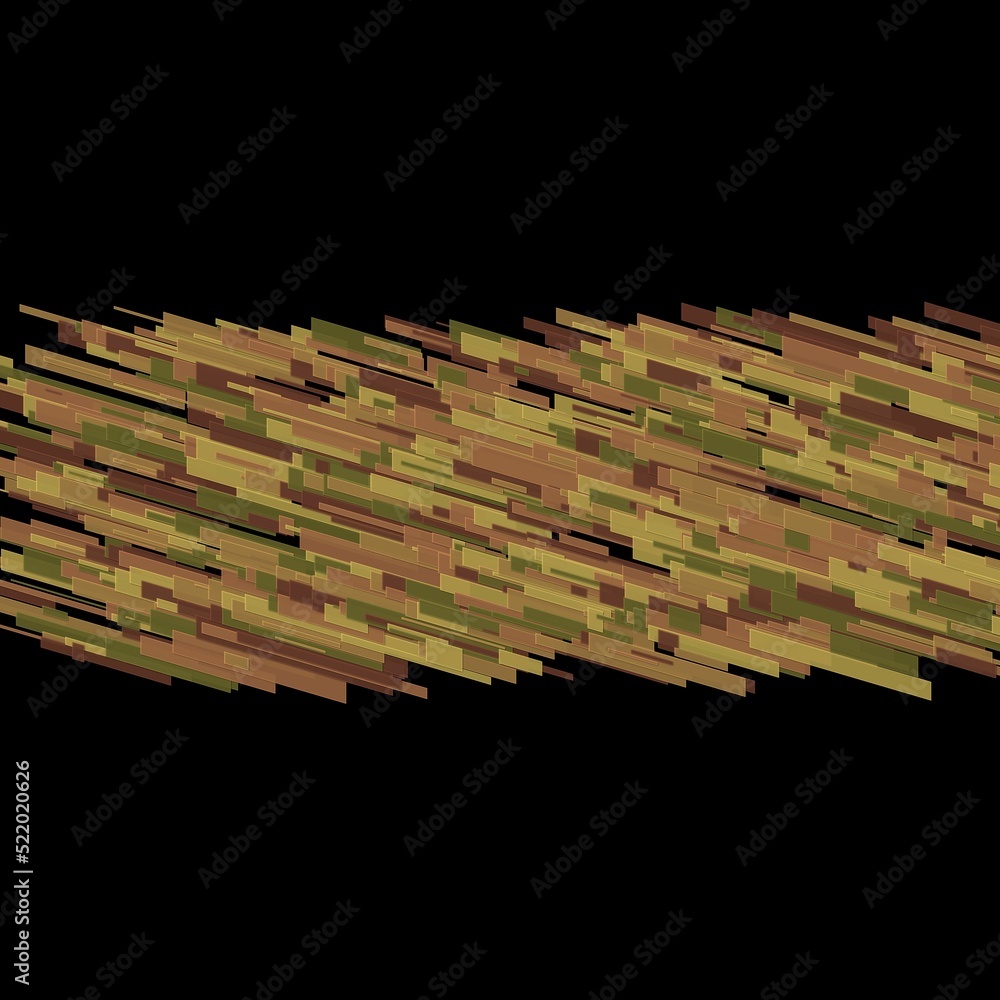 Poster abstract geometric speed line multi neon colored flares shapes and grid on a isolated black