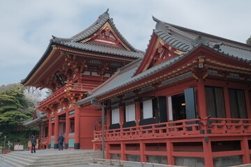 Naklejka premium 鎌倉の鶴岡八幡宮