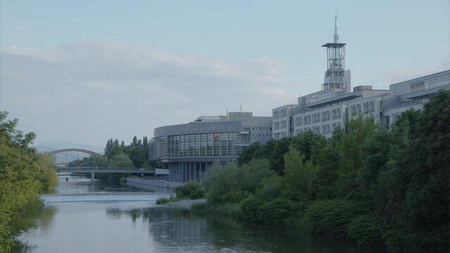 governmental district at Lower Austrian capital Sankt Poelten