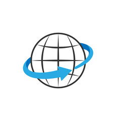 Icono de conexión global