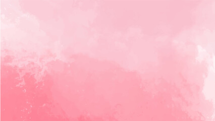 Pink watercolor background for your design, watercolor background concept, vector.