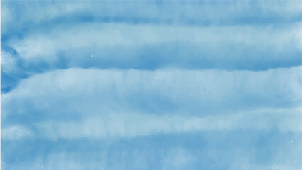 Blue watercolor background for your design, watercolor background concept, vector.