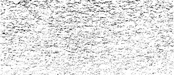 Small uneven spots and particles of debris. Abstract vector texture. Distressed background. Grunge snow and rain overlay with fine grains isolated on white background. Vector illustration. EPS10.