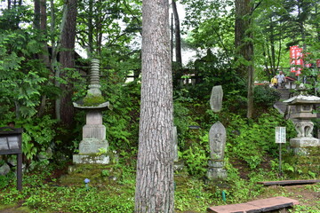 群馬県　草津温泉の名所　光泉寺の風景　夏
