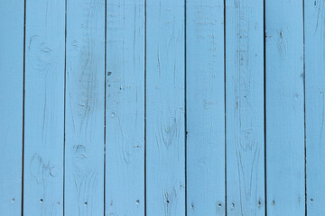 Abstract blue painted wood panels. Wall made of wood panels. Blank panted wood texture background....