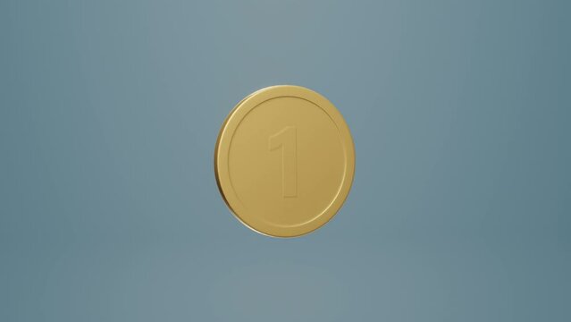 4k Green screen 3D coin spinning, Videogame Sprite or Film asset, luma matte included