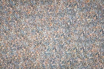 Foto op Canvas Gravel texture or gravel background for design. Real grunge texture background and small stone © BoszyArtis