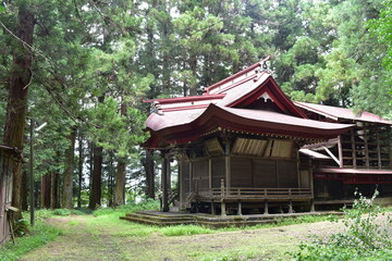 群馬県　吾妻郡　一宮神社　隠れた名所周辺の風景