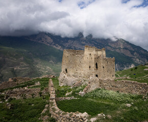 The ancient Frigate tower is a unique building in North Ossetia
