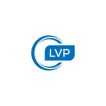 Lvp Letter Technology Logo Design On Stock Vector (Royalty Free) 2193346979