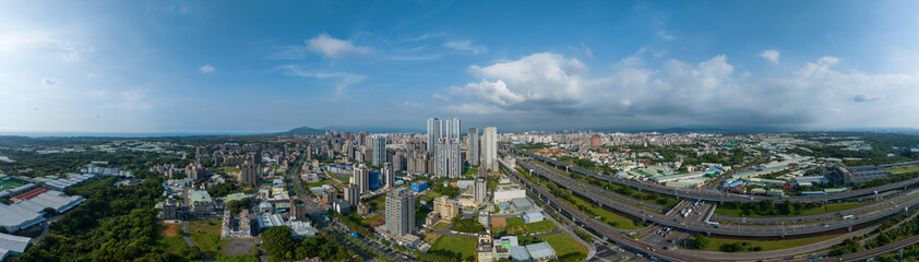 Fototapeta na wymiar LinKou residential district in new Taipei of Taiwan