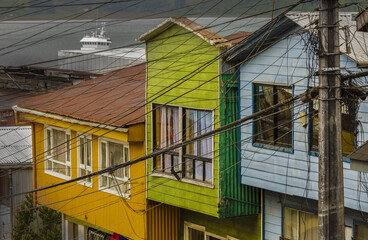 Castro, Chiloe. Chile