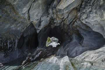 Cuevas o Catedrales de Mármol, Carretera Austral, lago General Carrera, Puerto Tranquilo, Chile
