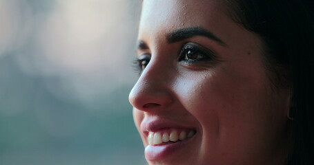 Hispanic girl close-up face