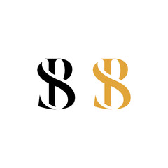 Sb logo , letter Sb logo design , abstract sb logo , clean and modern logo style . vector illustration