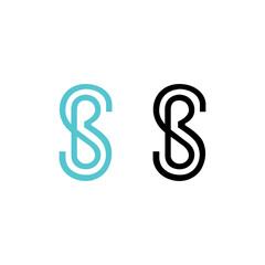 Sb logo , letter Sb logo design , abstract sb logo , clean and modern logo style . vector illustration